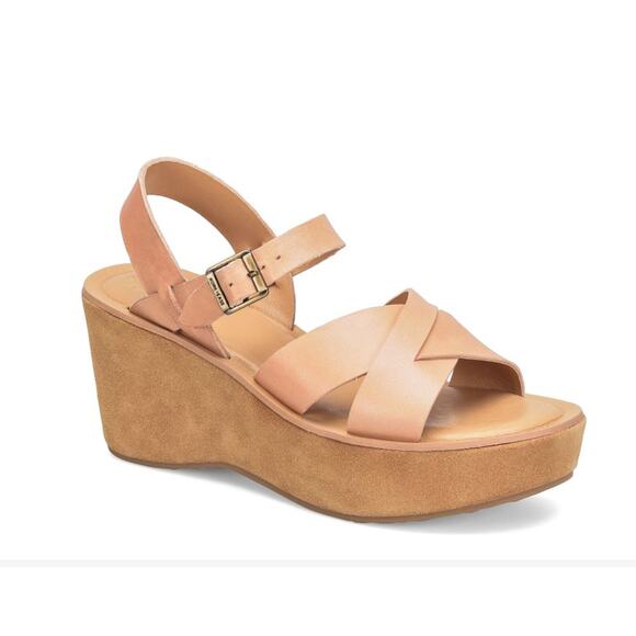 Kork-Ease Shoes - Kork Ease Ava Classic Natural Vachetta Leather Wedge NEW 8